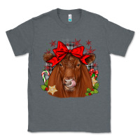 Charcoal Heather christmas red angus Classic Tee - JahusDesignShop