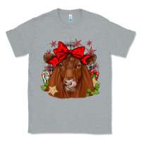 Heather Grey christmas red angus Classic Tee - JahusDesignShop