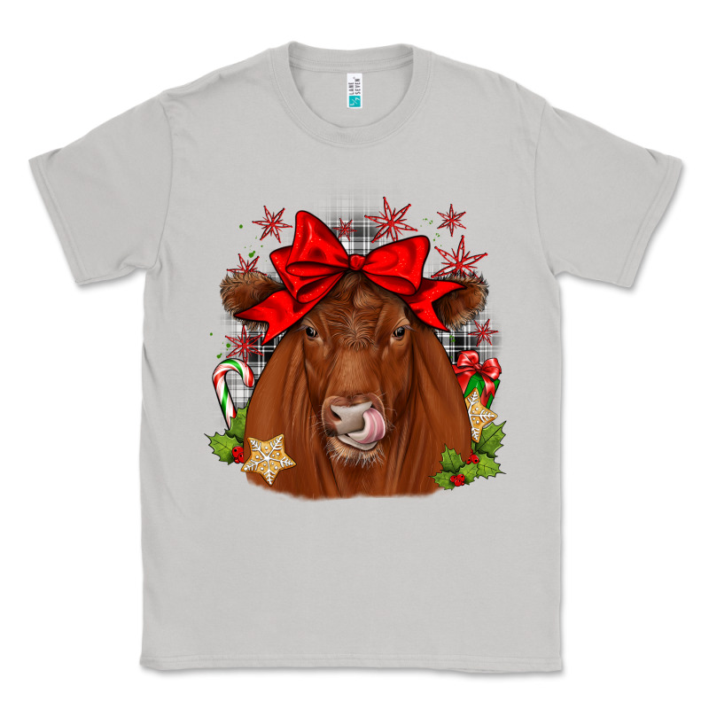 Christmas Red Angus Classic Tee by JahusDesignShop | Teevron