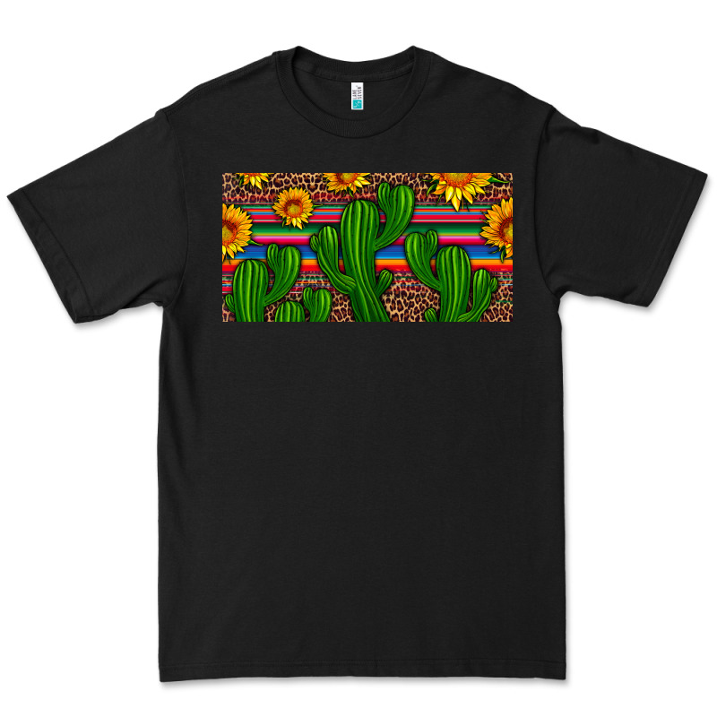 Sunflowers And Cactus License Plate Premium Tee by Artiststas | Teevron