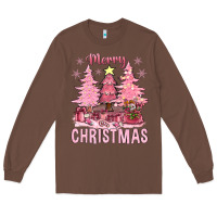 Chestnut pink merry christmas bbs Long Sleeve Tee - BundleAndBundleShop