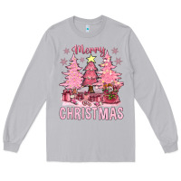 Moon Dust pink merry christmas bbs Long Sleeve Tee - BundleAndBundleShop