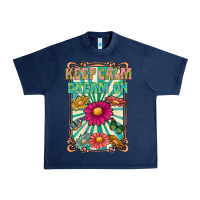 Navy keep calm dream on Urban Heavy Tee - CowhideDigitalArt