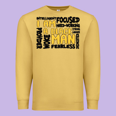 I Am A Black Man Premium Sweatshirt Designed By Maliassmallbusiness