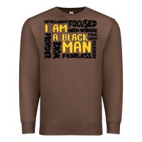 Chestnut i am a black man Premium Sweatshirt - MaliasSmallBusiness