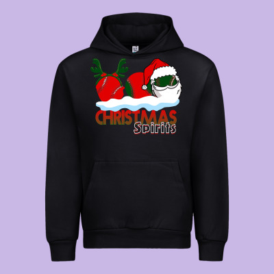 Christmas Spirits Baseball Urban Hoodie Designed By Bettercallsaul