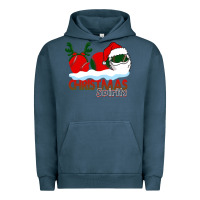 Pigment Midnight Navy Christmas Spirits Baseball Urban Hoodie - Bettercallsaul