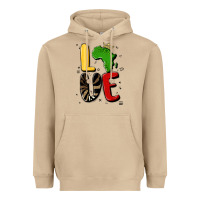 Mushroom africa love Heavyweight Hoodie - MaliasSmallBusiness