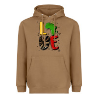 Toasted Coconut africa love Heavyweight Hoodie - MaliasSmallBusiness