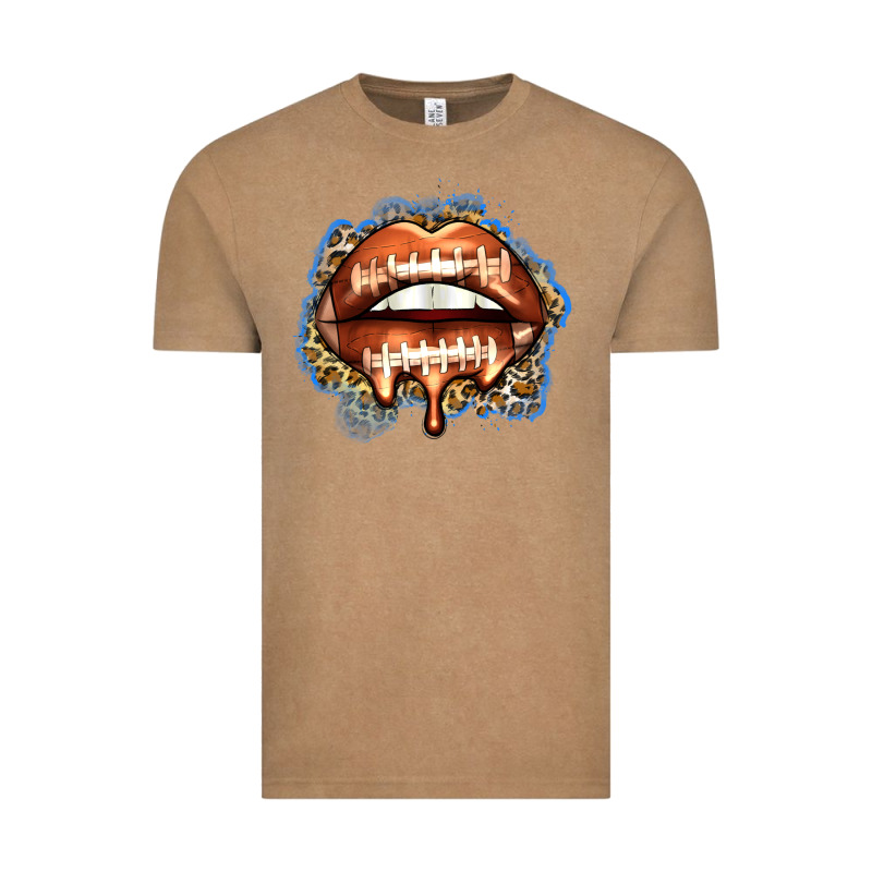 American Football Lips Vintage Tee by Zillion Design Studio | Teevron