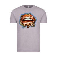Vintage Zinc american football lips Vintage Tee - Zillion Design Studio