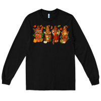 Black thanksgiving coffee cups with gnomes bbs Long Sleeve Tee - BundleAndBundleShop