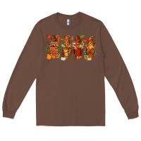 Chestnut thanksgiving coffee cups with gnomes bbs Long Sleeve Tee - BundleAndBundleShop