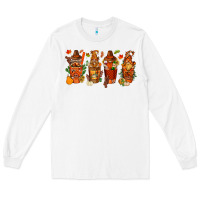 White thanksgiving coffee cups with gnomes bbs Long Sleeve Tee - BundleAndBundleShop