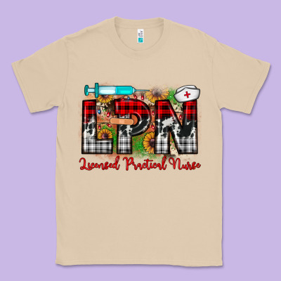 Christmas Lpn Licensed Practical Nurse Classic Tee Designed By Jahusdesignshop