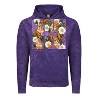 Cloud Purple easter bunny carrot daisys leopard glitter Vintage Hoodie - RanaPortraitStore