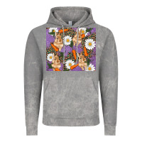 Cloud Rock easter bunny carrot daisys leopard glitter Vintage Hoodie - RanaPortraitStore