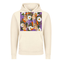 Vintage Artic easter bunny carrot daisys leopard glitter Vintage Hoodie - RanaPortraitStore