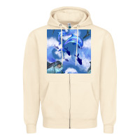 Sandshell dolphins Zipper Hoodie - BundleAndBundleShop
