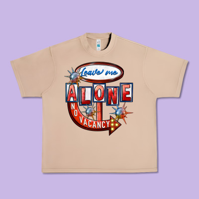 Leave Me Alone Anti Valentines Day Urban Heavy Tee Designed By Fadigitalartstudio