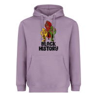 Lavender black history malia Heavyweight Hoodie - MaliasSmallBusiness