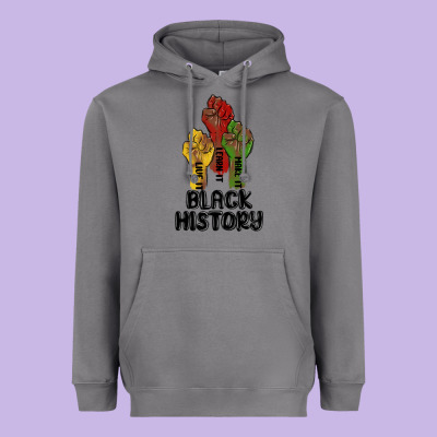 Black History Malia Heavyweight Hoodie Designed By Maliassmallbusiness