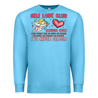 Ocean Blue self love club Premium Sweatshirt - MaliasSmallBusiness