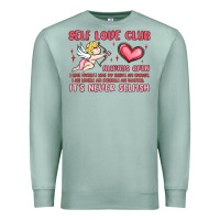 Seafoam self love club Premium Sweatshirt - MaliasSmallBusiness