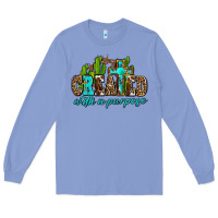 Colony Blue created with a purpose Long Sleeve Tee - AdoDesignShop