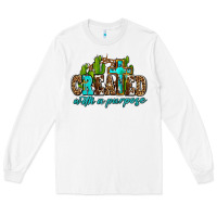 White created with a purpose Long Sleeve Tee - AdoDesignShop