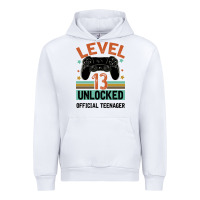 White Level 13 Unlocked Official Teenager 13th Birthday Urban Hoodie - Bettercallsaul