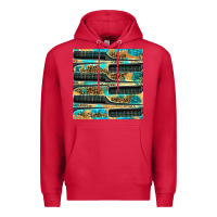 Cardinal Hairdresser Parting Comb With Leopard And Glitter Seamless Pattern Bbs Premium Hoodie - BundleAndBundleShop