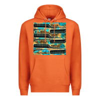 Carrot Hairdresser Parting Comb With Leopard And Glitter Seamless Pattern Bbs Premium Hoodie - BundleAndBundleShop