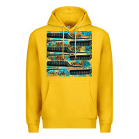 Lemon Hairdresser Parting Comb With Leopard And Glitter Seamless Pattern Bbs Premium Hoodie - BundleAndBundleShop