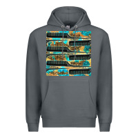 Rock Hairdresser Parting Comb With Leopard And Glitter Seamless Pattern Bbs Premium Hoodie - BundleAndBundleShop