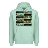 Hairdresser Parting Comb With Leopard And Glitter Seamless Pattern Bbs Premium Hoodie | Teevron
