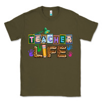 Army Green teacher life Classic Tee - AdoDesignShop