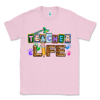 Bubblegum Pink teacher life Classic Tee - AdoDesignShop