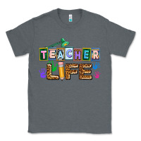 Charcoal Heather teacher life Classic Tee - AdoDesignShop