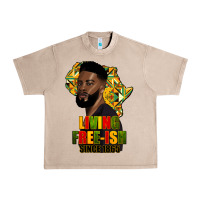 French Oak juneteenth living freeish since 1865 Urban Heavy Tee - HRA Design Shop