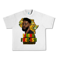 Lunar Rock juneteenth living freeish since 1865 Urban Heavy Tee - HRA Design Shop