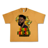 Peanut Butter juneteenth living freeish since 1865 Urban Heavy Tee - HRA Design Shop