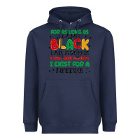 Navy black  lifetime Heavyweight Hoodie - MaliasSmallBusiness