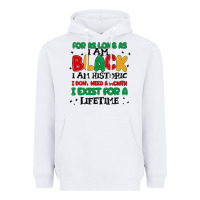 White black  lifetime Heavyweight Hoodie - MaliasSmallBusiness