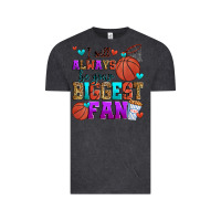 Vintage Black i will always be your biggest fan basketball Vintage Tee - Zillion Design Studio