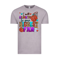 Vintage Zinc i will always be your biggest fan basketball Vintage Tee - Zillion Design Studio