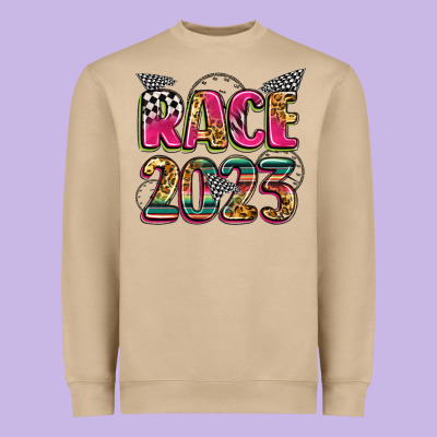 Race 2023 Heavyweight Sweatshirt Designed By Zillion Design Studio