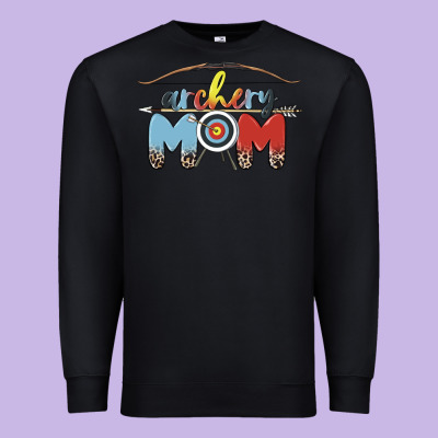 Archery Mom Premium Sweatshirt Designed By Maliassmallbusiness