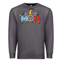 Charcoal Heather archery mom Premium Sweatshirt - MaliasSmallBusiness