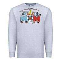 Heather Grey archery mom Premium Sweatshirt - MaliasSmallBusiness
